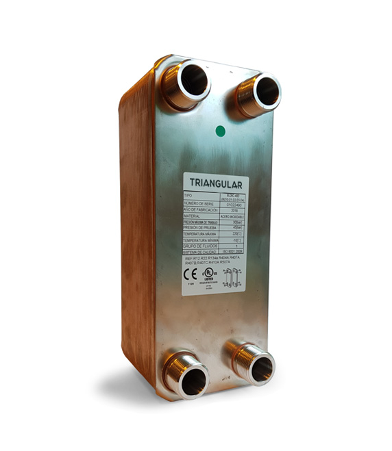 Intercambiador de placas soldadas